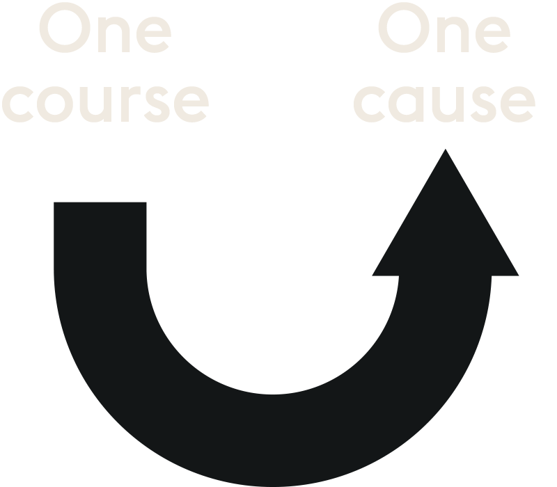 one-course-one-cause